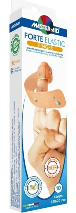 Cerotto master aid elatic finger 10 pezzi