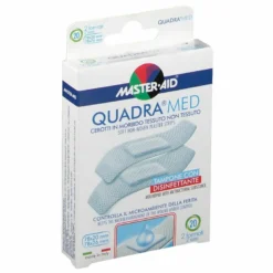 Cerotto master-aid quadra dermoattivo formati assortiti 20 pezzi