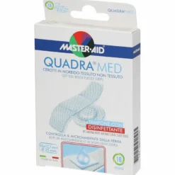 Cerotto master-aid quadra dermoattivo mini 18 pezzi