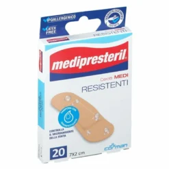 Cerotto medipresteril resistenti medi 7x2cm 20 pezzi