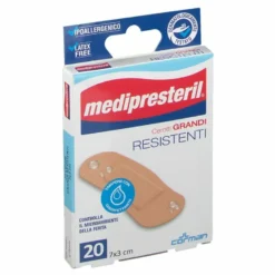 Cerotto medipresteril resistenti grandi 7x3cm 20 pezzi