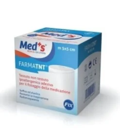 Cerotto meds farmatnt tessuto non tessuto fix ipoallergenicoadesivo 250x5cm