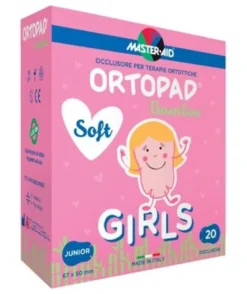 Cerotto oculare per ortottica ortopad soft girls junior 20 pezzi