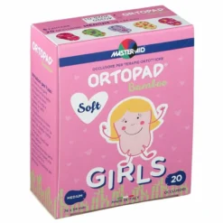 Cerotto oculare per ortottica ortopad soft girls m 20 pezzi