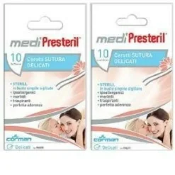 Cerotto per sutura medipresteril 3x75 mm 10 pezzi