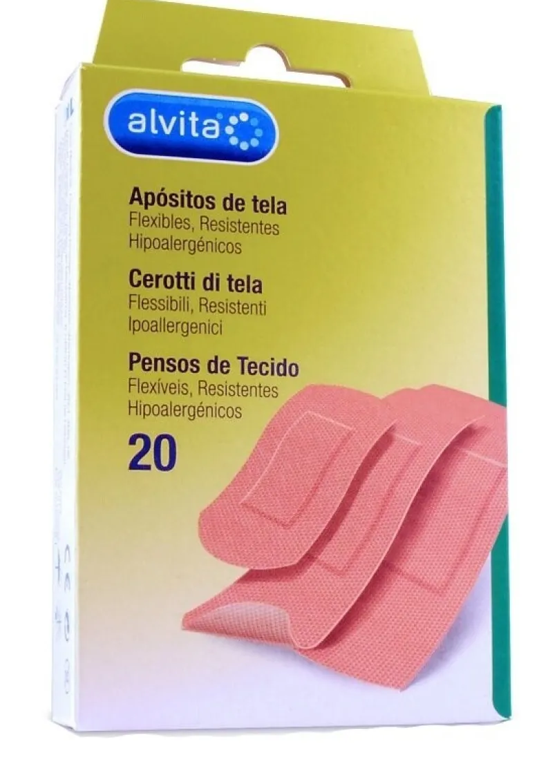 Cerotto tela 20 pezzi alvita