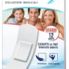 Cerotto white strips tessuto non tessuto bianco grande 12 pezzi