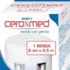 Ceroxmed Benda Elastica 6x450cm Con Gancio 1 Pezzo
