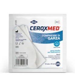Ceroxmed Garza Idrofila 10x10cm 25 Pezzi