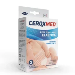 Ceroxmed Rete Tubolare Elastica Cintura Ombelicale 3 Strisce Pretagliate