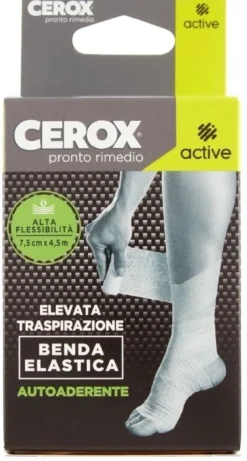 Cerox sport benda elastica autoaderente 7,5cmx4,5m