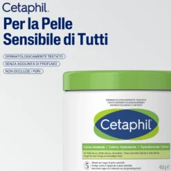 Cetaphil Crema Idratante Viso e Corpo Idratazione intensa 450 g
