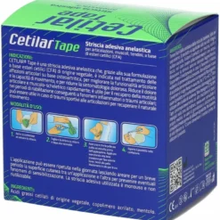 Cetilar Tape Striscia Adesiva Anelastica 4cmx2cm