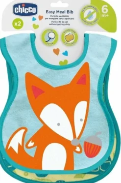 Chicco bavaglini easy meal 6+ mesi 2 pezzi