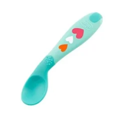 Chicco cucchiaio angolato 8m+ azzurro