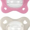 Chicco dual soft succhietto rosa 6-16 mesi 2 pezzi