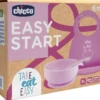 Chicco easy start set pappa per svezzamento rosa 6+ mesi
