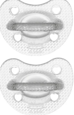 Chicco gommotto silicone crystal 2-6 mesi 2 pezzi