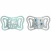 Chicco Light Succhietto Azzurro Silicone 2-6 mesi 2 Pezzi