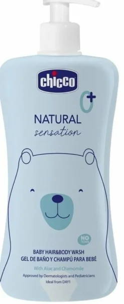 Chicco natural sensation bagnoshampo 500 ml