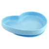 Chicco Piatto Cuore Silicone Con Ventosa Blu 1 Pezzo