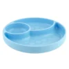 Chicco Piatto Silicone Con Ventosa Blu 1 Pezzo