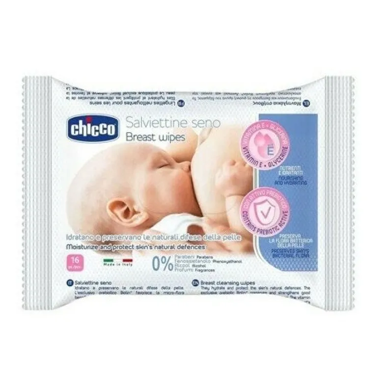 Chicco Salviette Detergenti Seno 16 Pezzi