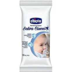 Chicco Salviettine Salva Ciuccio Azione Igienizzante 16 Pezzi