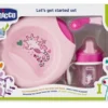 Chicco set pappa 6m+ rosa con cucchiaio rosa