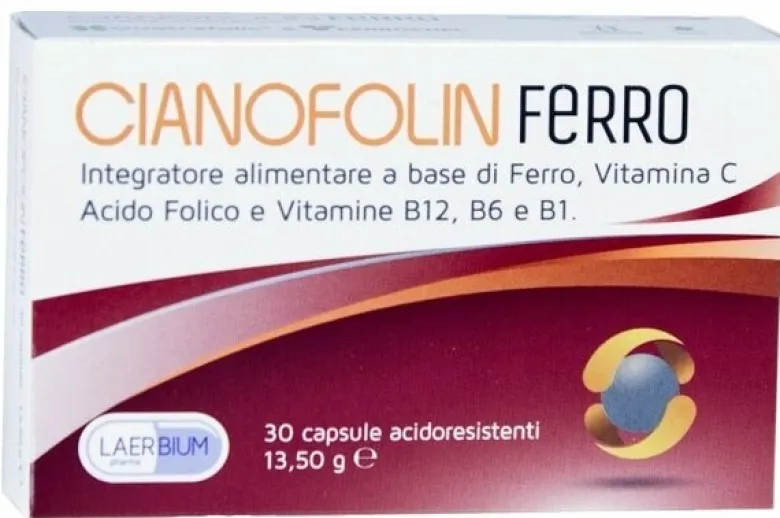 Cianofolin ferro 30 capsule