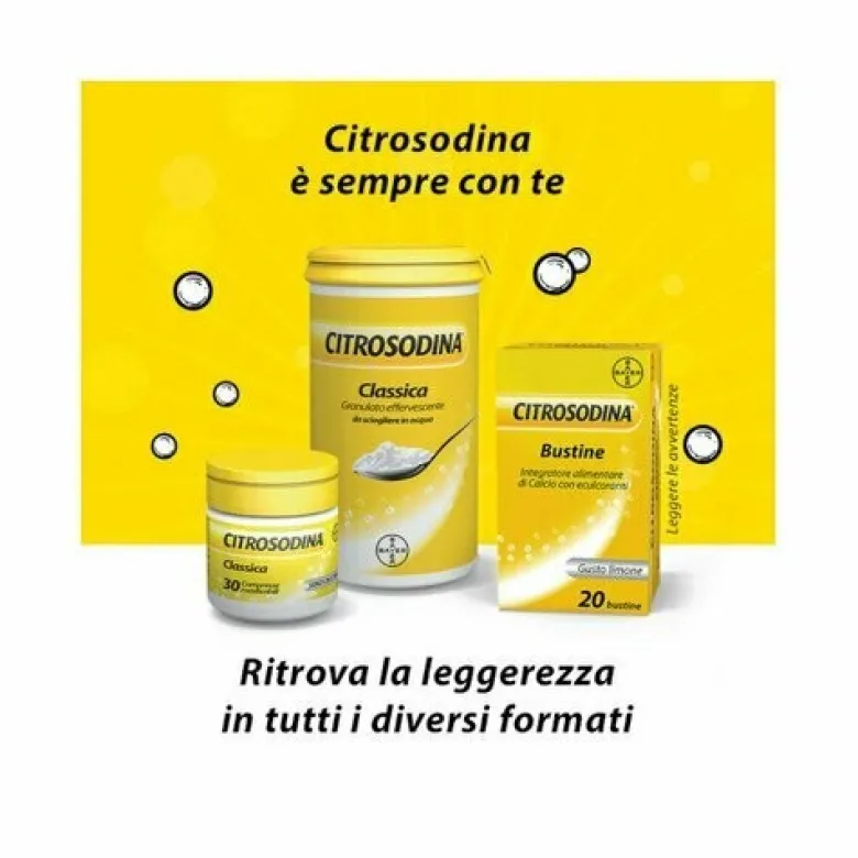 Citrosodina Granulato Effervescente Digestivo Contro Pesantezza di Stomaco 150g