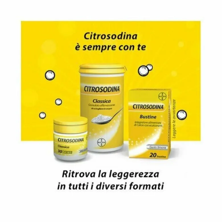 Citrosodina Masticabile Digestivo Contro Pesantezza di Stomaco 30 Compresse