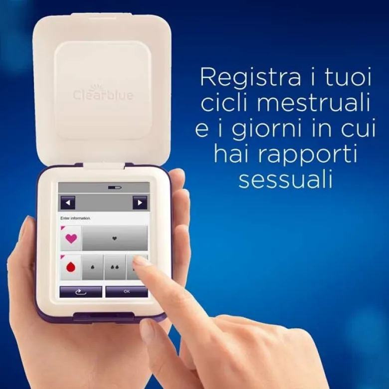 Clearblue Advanced Test di Ricambio per Monitor di Fertilità 20 Test di Fertilità + 4 Test di Gravidanza