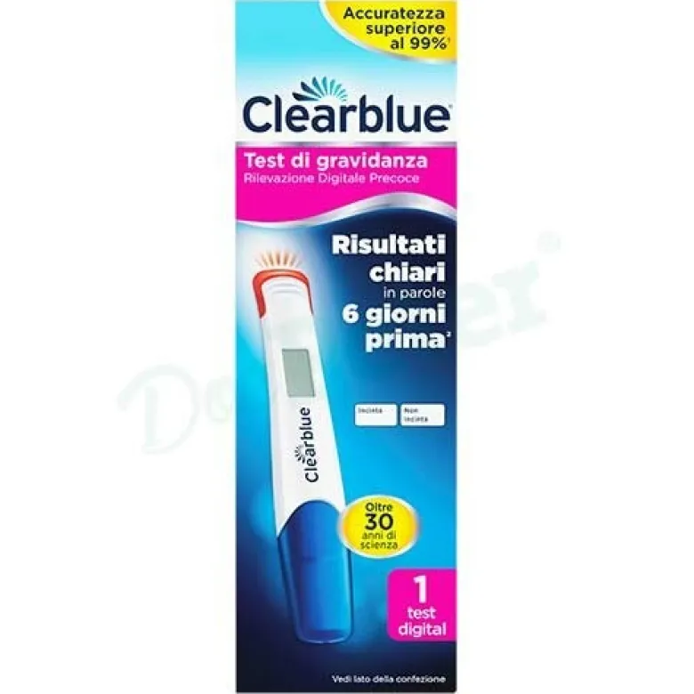 Clearblue Test Di Gravidanza Digitale Rilevazione Precoce
