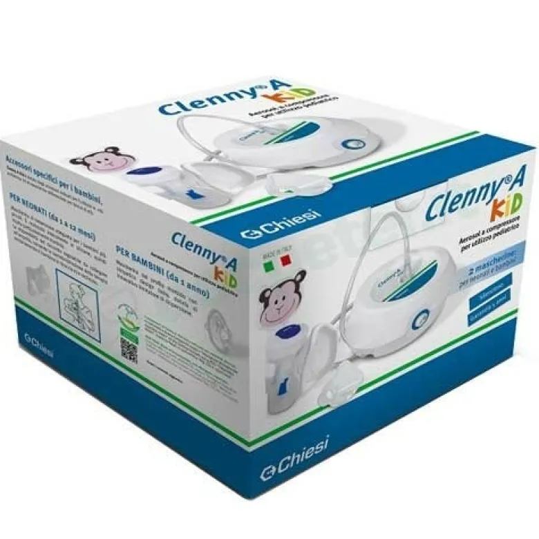Clenny A Kid Aerosol a Compressore Pediatrico Neonati e Bambini