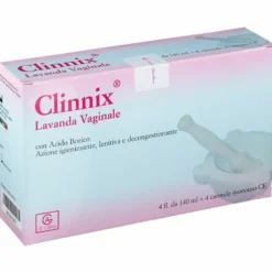Clinnix Lavanda Vaginale 4 Flaconcini da 140 ml