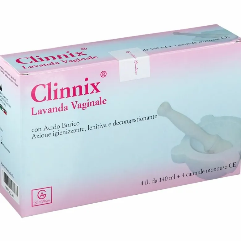 Clinnix Lavanda Vaginale 4 Flaconcini da 140 ml