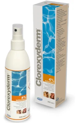 Clorexyderm Soluzione 4% Spray Per Cani E Gatti 200ml