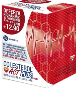 Colesterol Act Plus Integratore Controllo Colesterolo 30 compresse