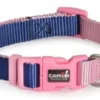 Collare regolabile doublepremium blu/rosa 25x480 660 mm