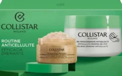 Collistar cofanetto routine:talasso scrub anti acqua 150 g + gel fango anticellulite 400 ml