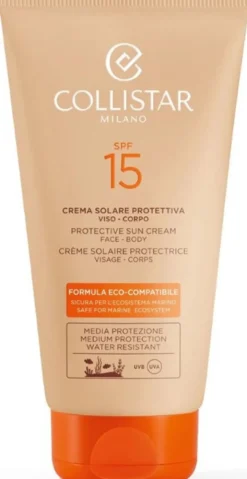 Collistar crema solare eco compatibile spf 15 150ml