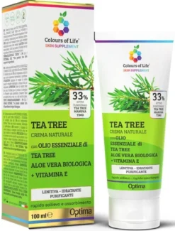 Colours of life skin supplement tea tree 33% 100 ml crema