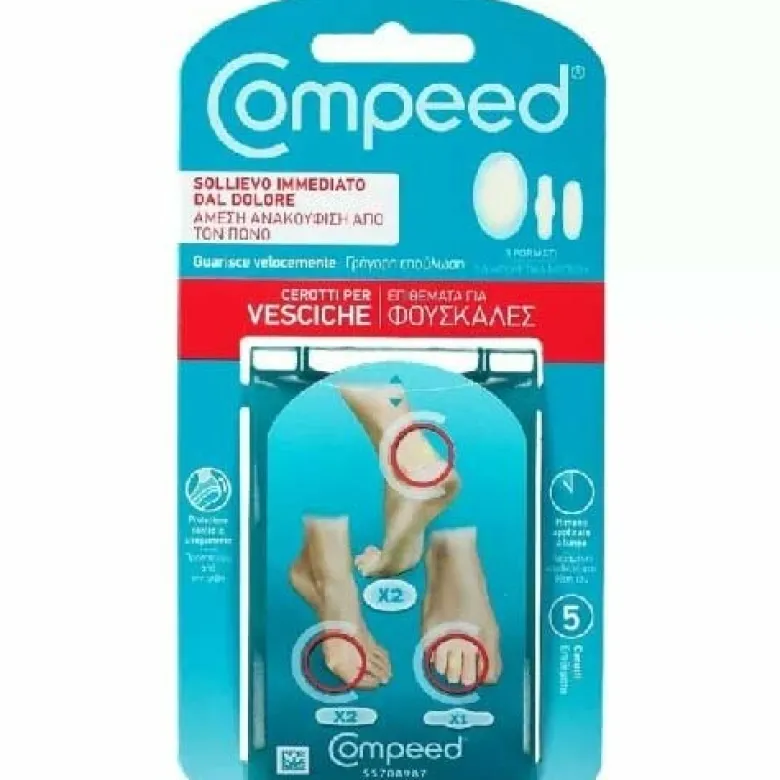 Compeed Cerotti Per Vesciche Misto 5 Pezzi