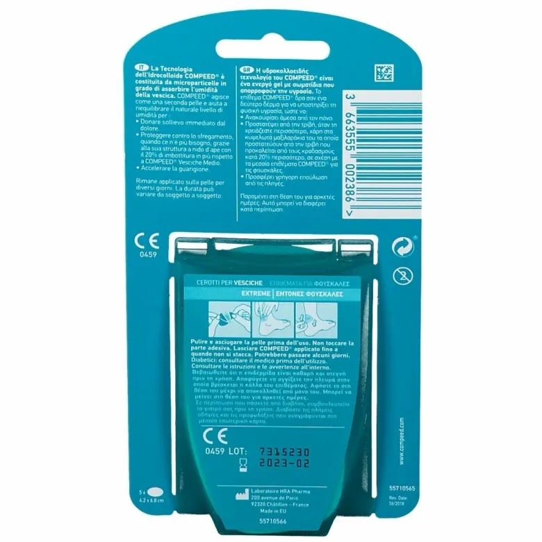 Compeed Cerotti per Vesciche Extreme 5 Pezzi
