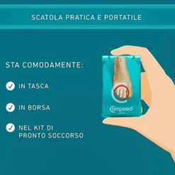 Compeed Cerotti Vesciche Dita dei Piedi 8 Pezzi