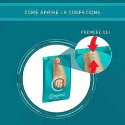 Compeed Cerotti Vesciche Dita dei Piedi 8 Pezzi