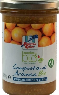Composta di arance con polpa di mela bio 320 g