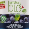 Composta di mirtilli bio con polpa di mela 320 g