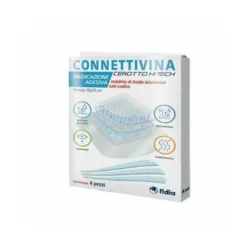 Connettivina Cerotto Hi Tech Medicazione Adesiva 10x10 cm 4 Pezzi